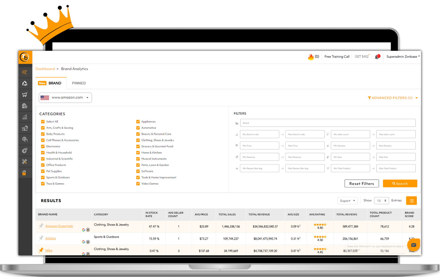 Zon Research Tool