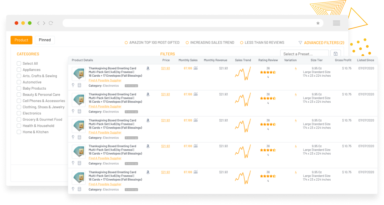 Hot Products Tool