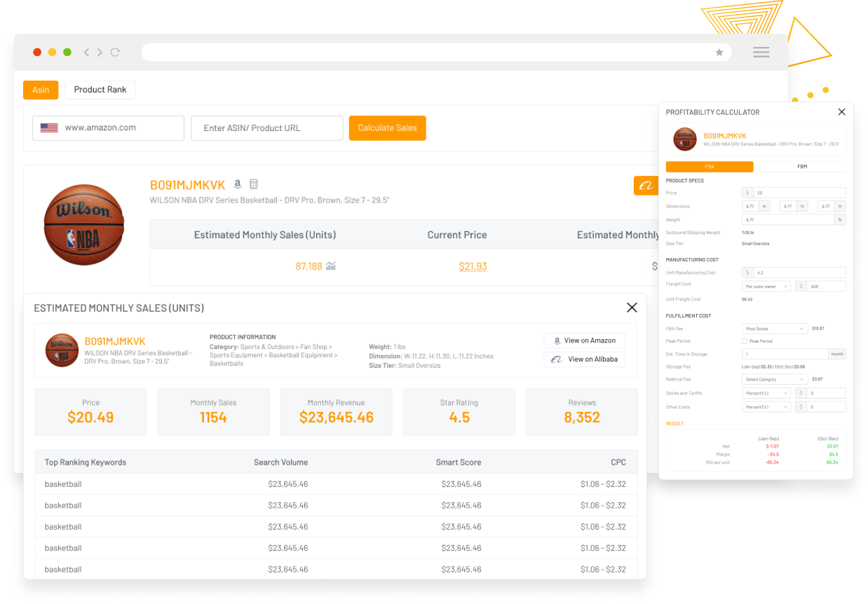 Sales Estimator Tool