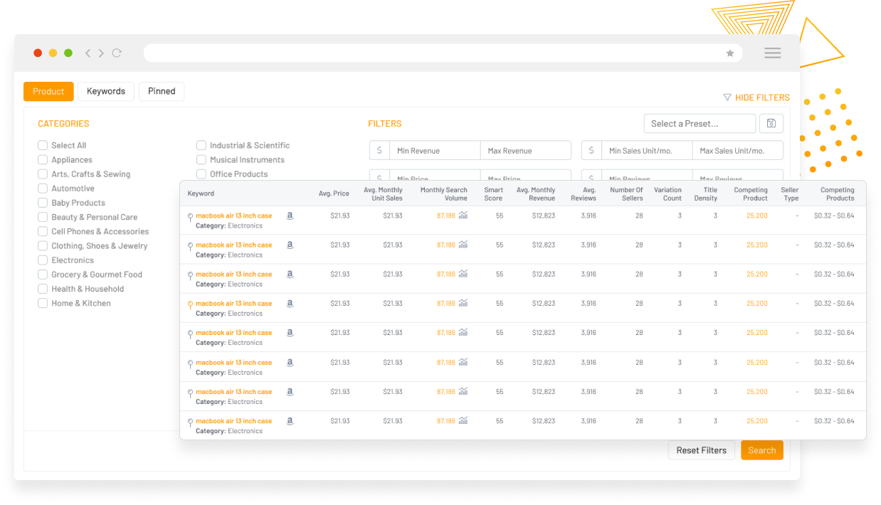 Zon Research Tool